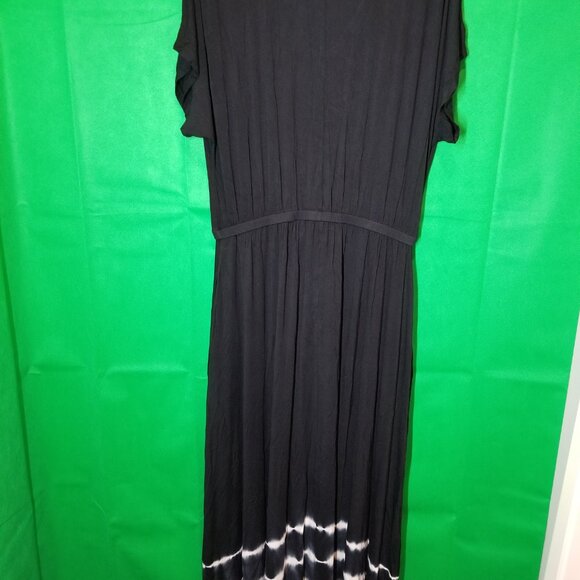 Lane Bryant Dolman Short Sleeve V Neck Tie Dye Maxi Dress Women's Size 14/16 NWT - Picture 3 of 11